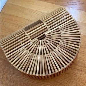 Cult Gaia Wooden Ark Bamboo Handbag - NWOT